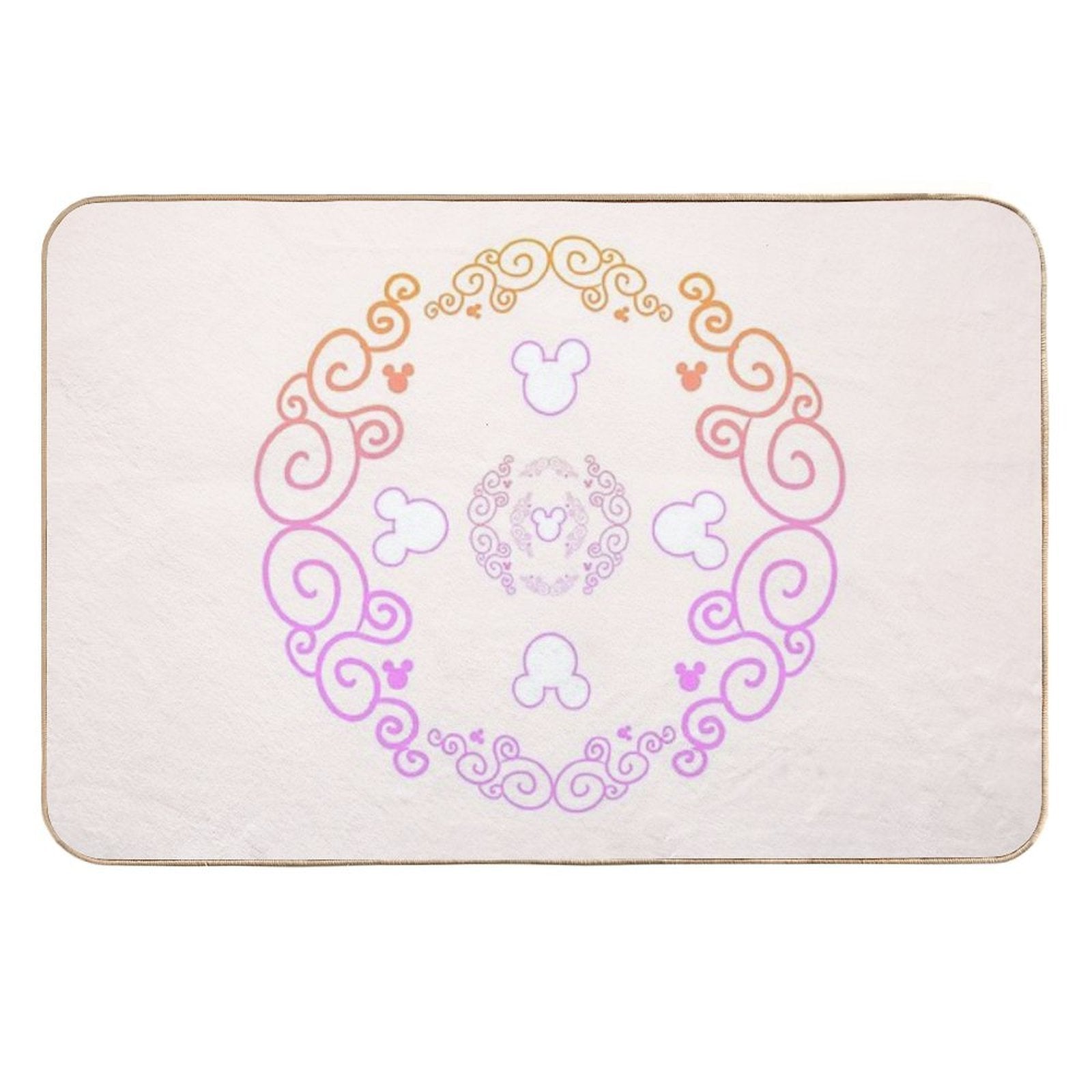 Mickey Mandala  Absorbent Bath Mat