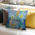 Australian Native Flowers Soft Luxury Feel Throw Pillow