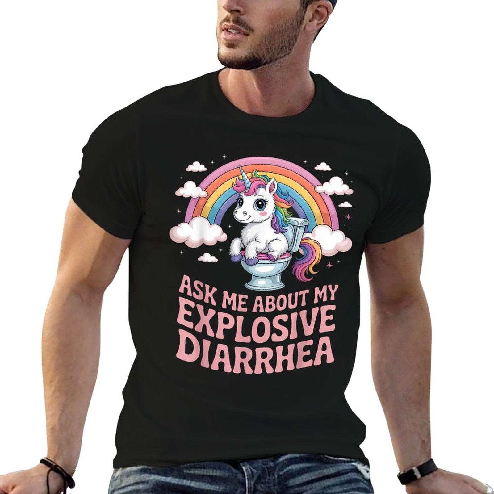 Ask Me About My Explosive Diarrhea  Soft T-Shirt