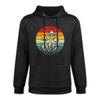 Vintage Retro Mushroom 80s 90s Mushroom Lovers Funny Food All-Day Comfort Hoodie