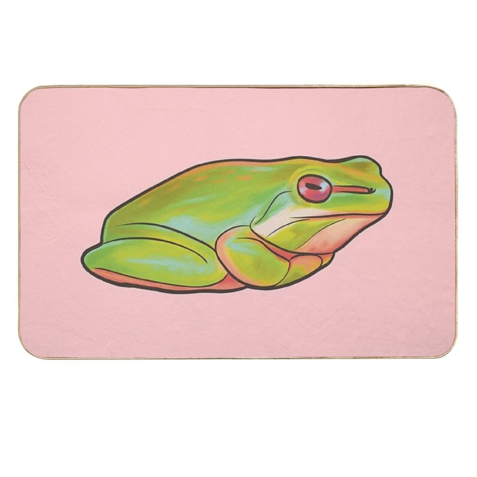 Colorful Frog  Eco-Friendly Bath Mat