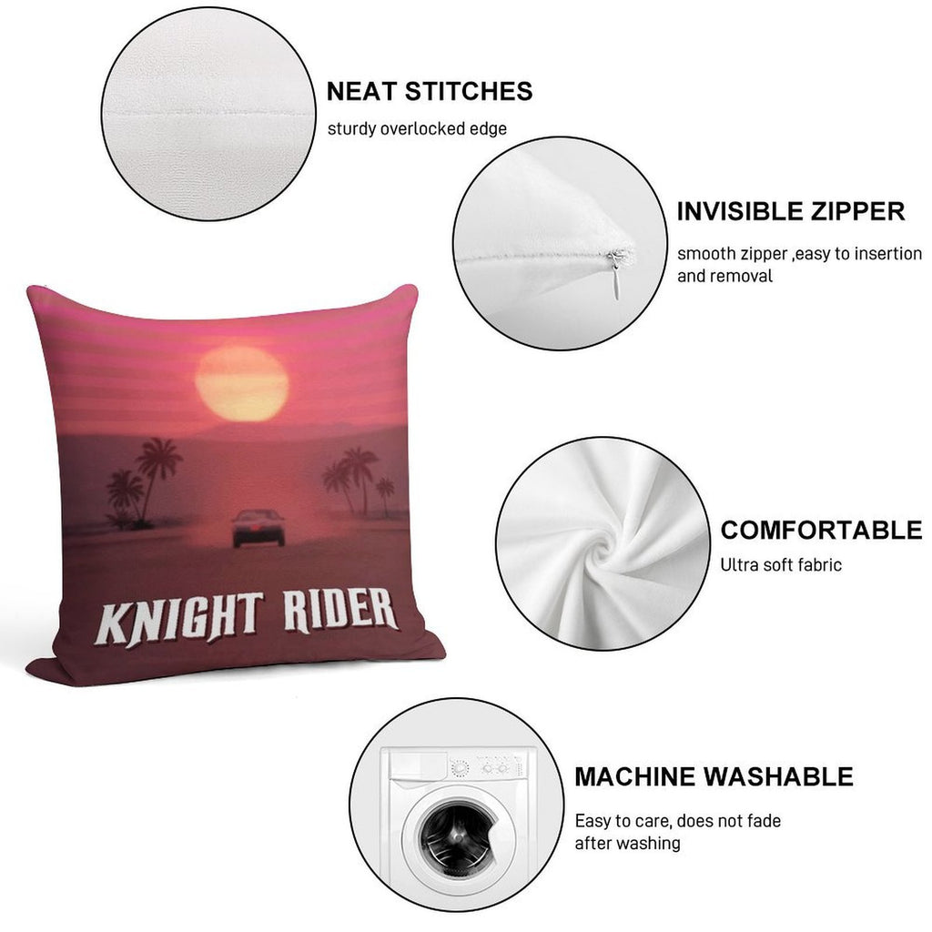 Knight Rider - K2000 Soft Home Decor Throw Pillow