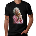 Embarrassing Old Ladies Meme Grandma Grandmother Grandma Licking Ice Cream  Polyester Blend T-Shirt