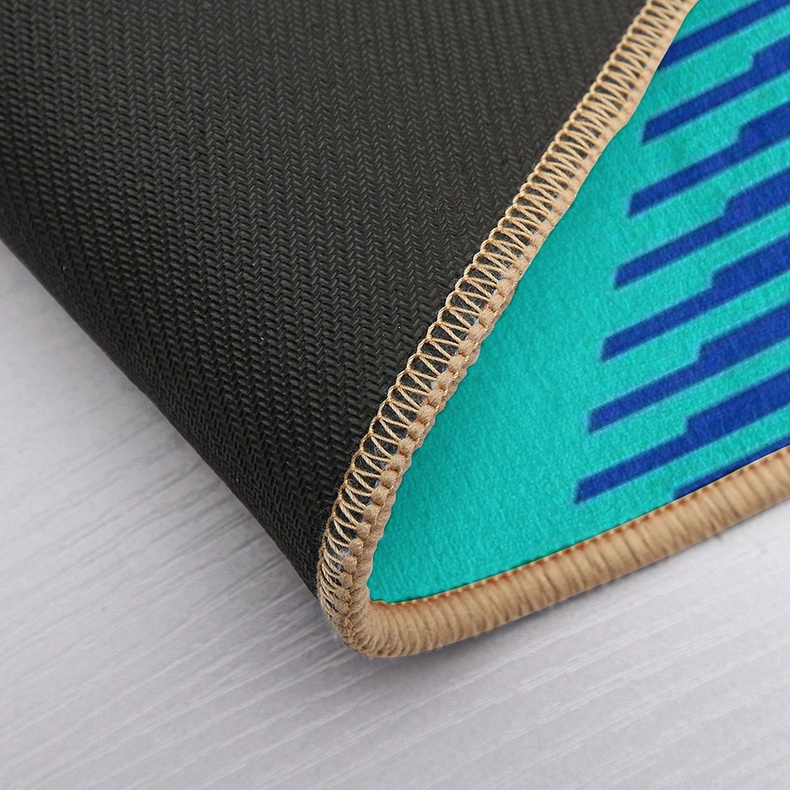 Falken Livery Stripes  Fade-Resistant Bath Mat