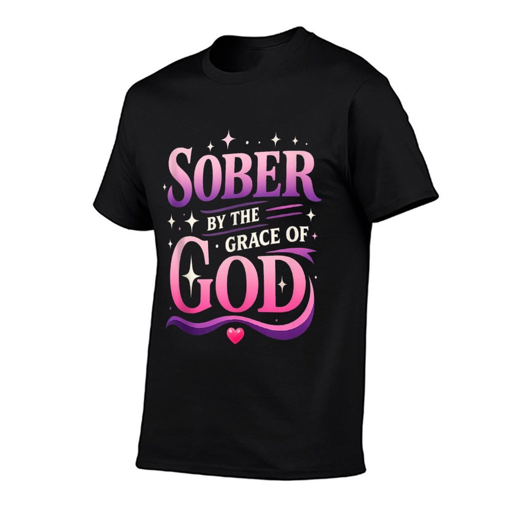 God Faith Based Sober Sobriety Alcohol Recovery Gifts Women  Classic T-Shirt