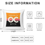 Welcome To The OC, BITCH Soft High-Density Material Throw Pillow