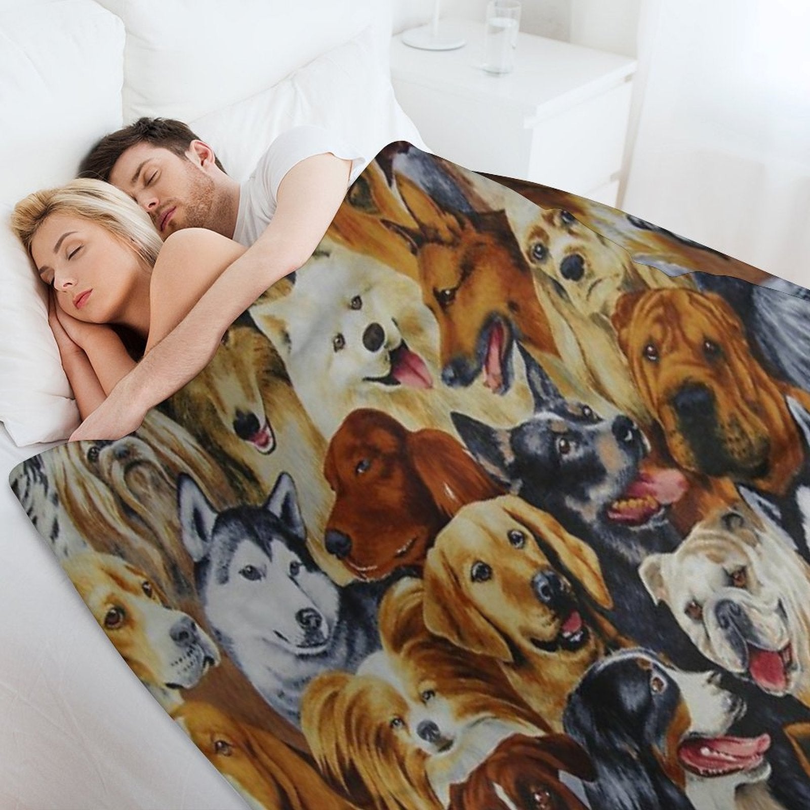 Dog Lovers Quick-dry Throw Blanket