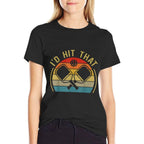 Pickleball Id Hit That Funny Vintage  Polyester Blend T-Shirt