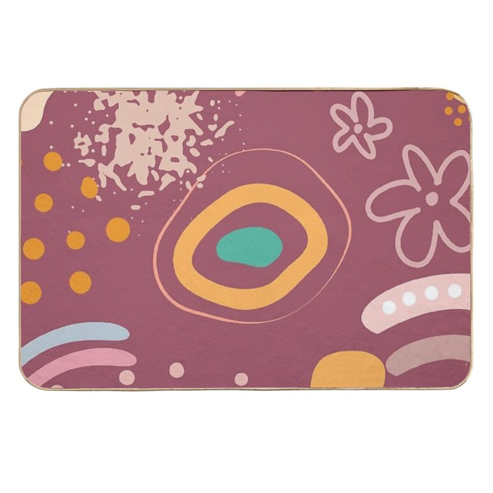 Toxic Eyeball  Dirt-Trapping Bath Mat