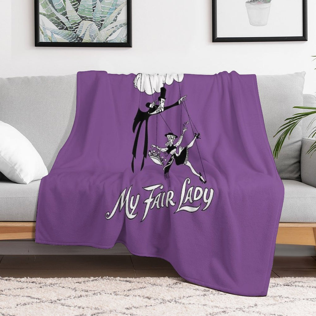 My Fair Lady Poster Shrink-resistant Throw Blanket