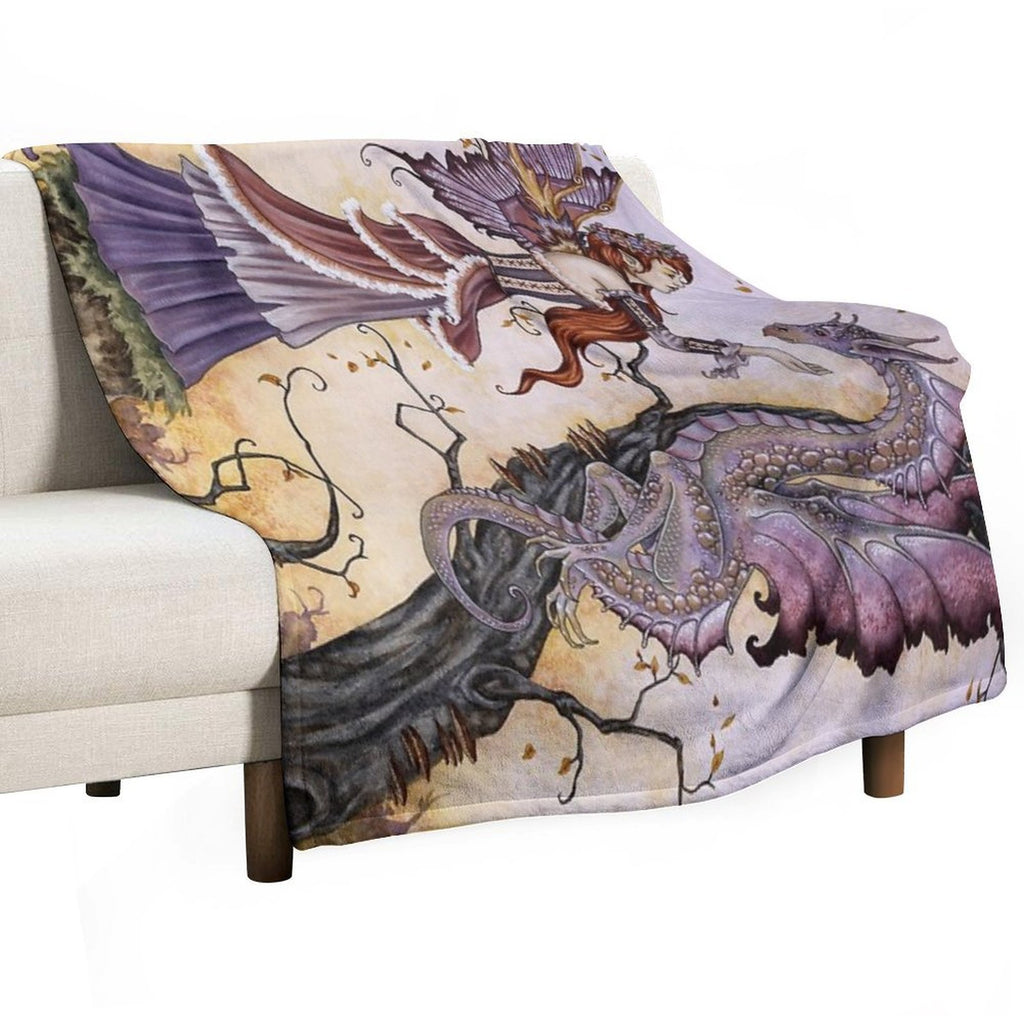 The Dragon Charmer Lightweight Throw Blanket
