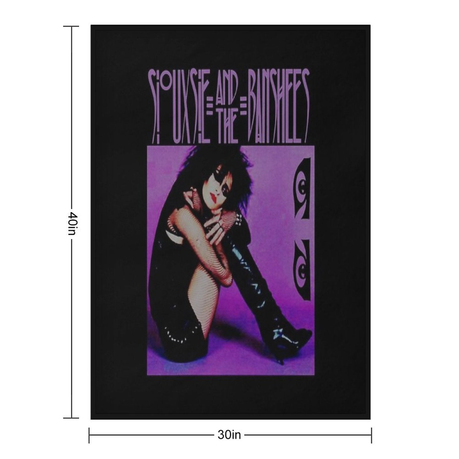 Siouxsie And The Banshees Machine-washable Throw Blanket