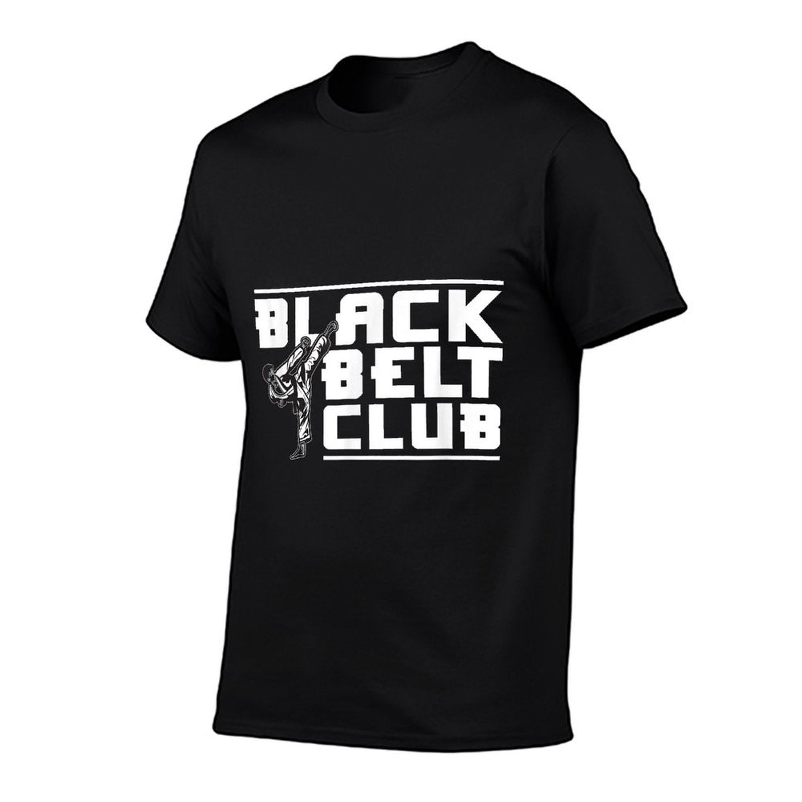 Black Belt Club - Karate Black Belt  Oversized Silhouette T-Shirt