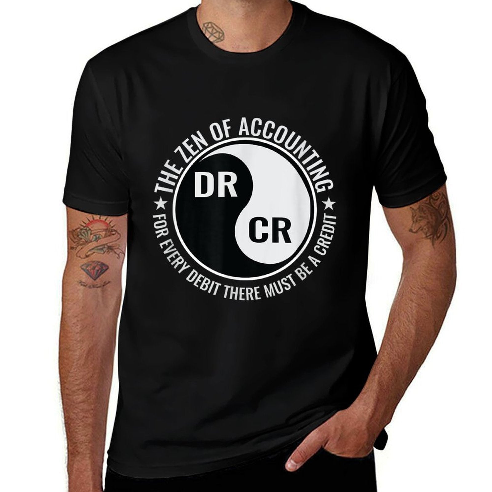 Zen of Accounting Major Degree Accountant Gift CPA  Easy-care T-Shirt