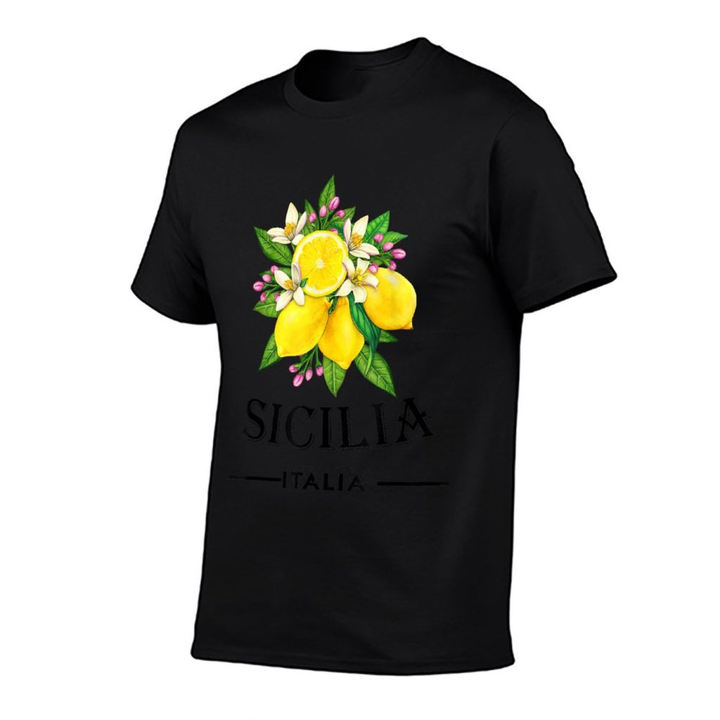 Sicily Italy Fresh Italian Lemons For Sicilians  Affordable Price T-Shirt