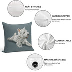 West Highland Terrier Westie Soft Luxury Feel Throw Pillow