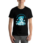 Rage Consumes Me Cute Puppy Dog Flower Funny Meme Men Women  Stretchy T-Shirt