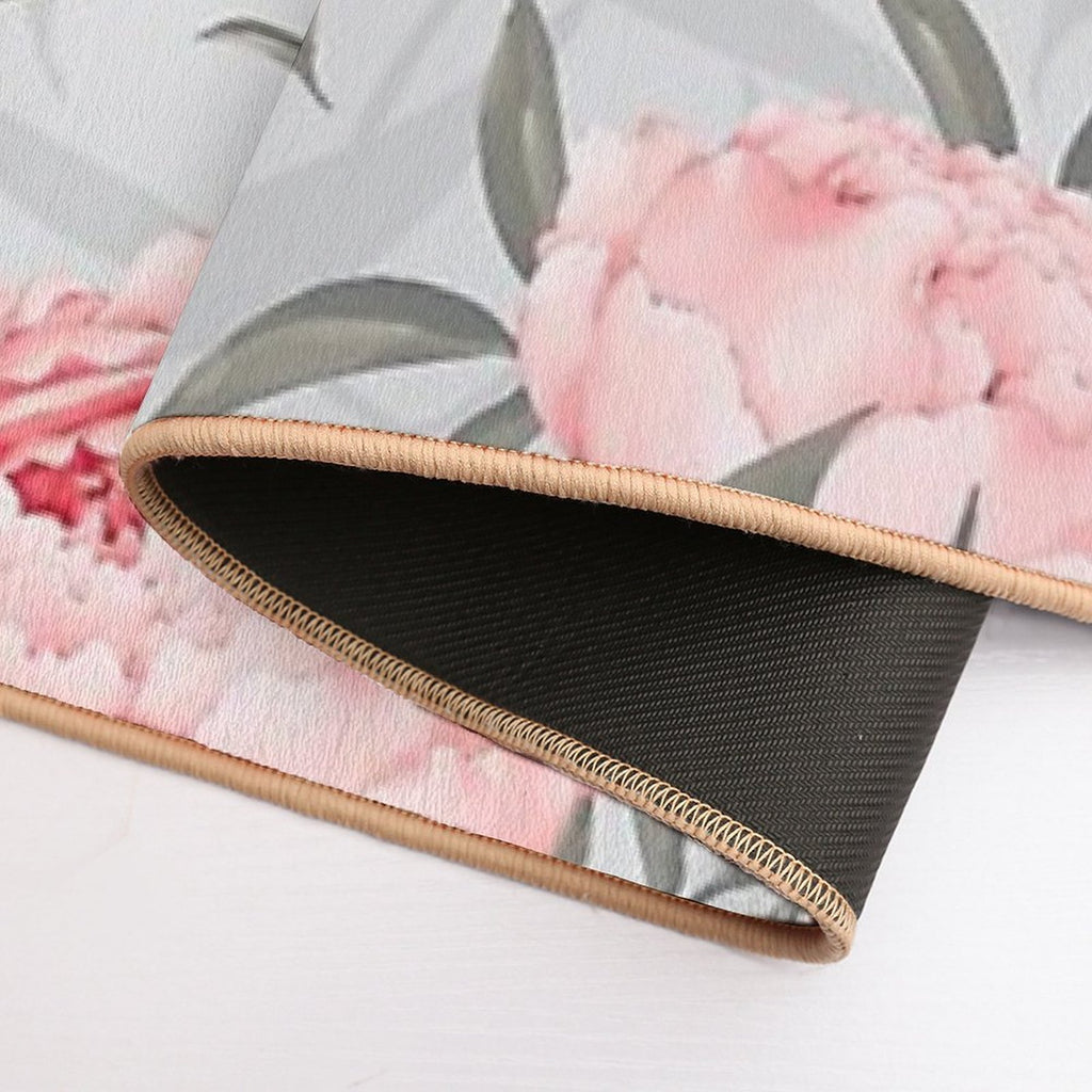 Peony on Spring Vibes  Anti-Trip Bath Mat