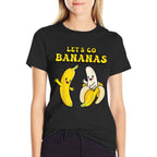 Kids Banana Funny Costume Lets Go Bananas Cute Boys Girls  Heathered Texture T-Shirt
