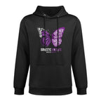 Purple Ribbon Domestic Violence Awareness Together We Rise Versatile Streetwear Hoodie