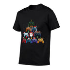 Christmas Gaming Controllers Xmas Tree Gamer Boys Kids  Polyester Blend T-Shirt