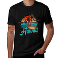 Hawaiian Island Tropical Hawaii Design Vacation Souvenir  Polyester Blend T-Shirt