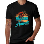 Hawaiian Island Tropical Hawaii Design Vacation Souvenir  Polyester Blend T-Shirt