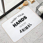 Wash Your Hands Ya Filthy Animal  Toxin-Free Bath Mat