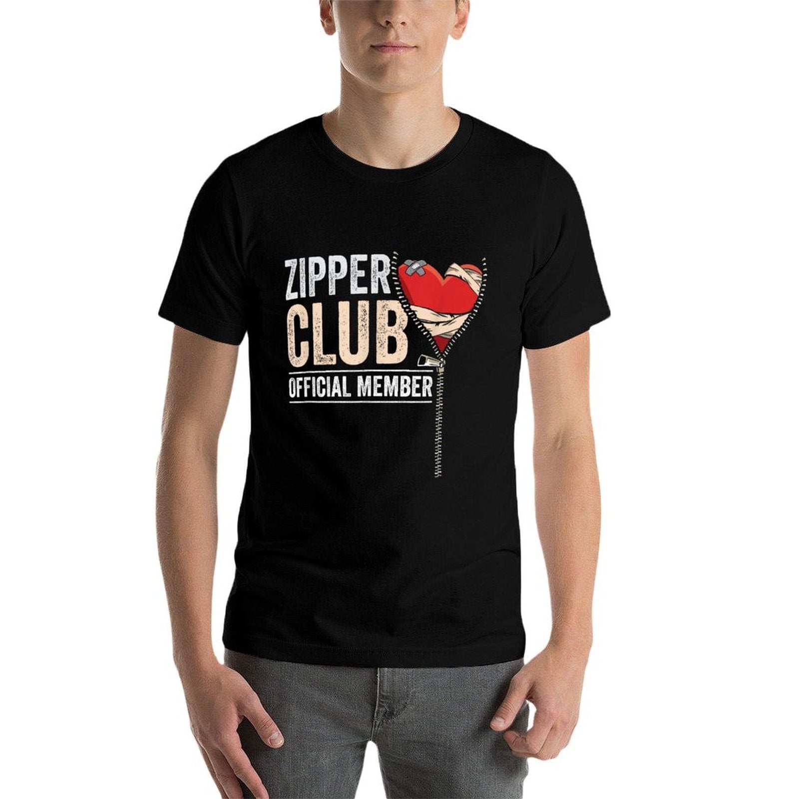 Open Heart Surgery Survivor Zipper Club Member Get Well Gift  Affordable Price T-Shirt