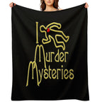 I Love Murder Mysteries Compact Throw Blanket