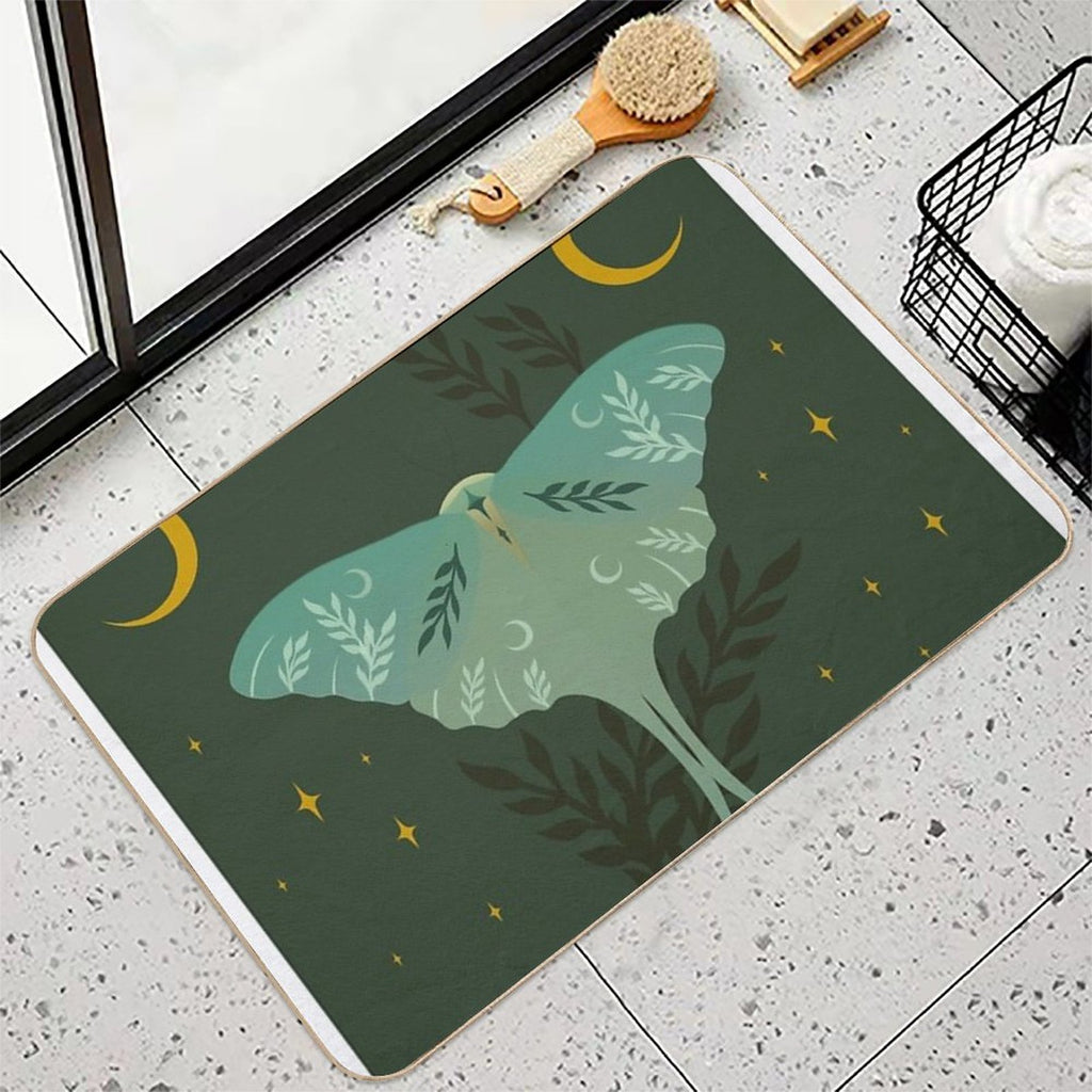 Moth And Moon  Pet-Safe Bath Mat