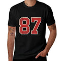 In My Number 87 Era Vintage Retro  Heathered Texture T-Shirt
