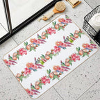 String of Flowers  Versatile Bath Mat