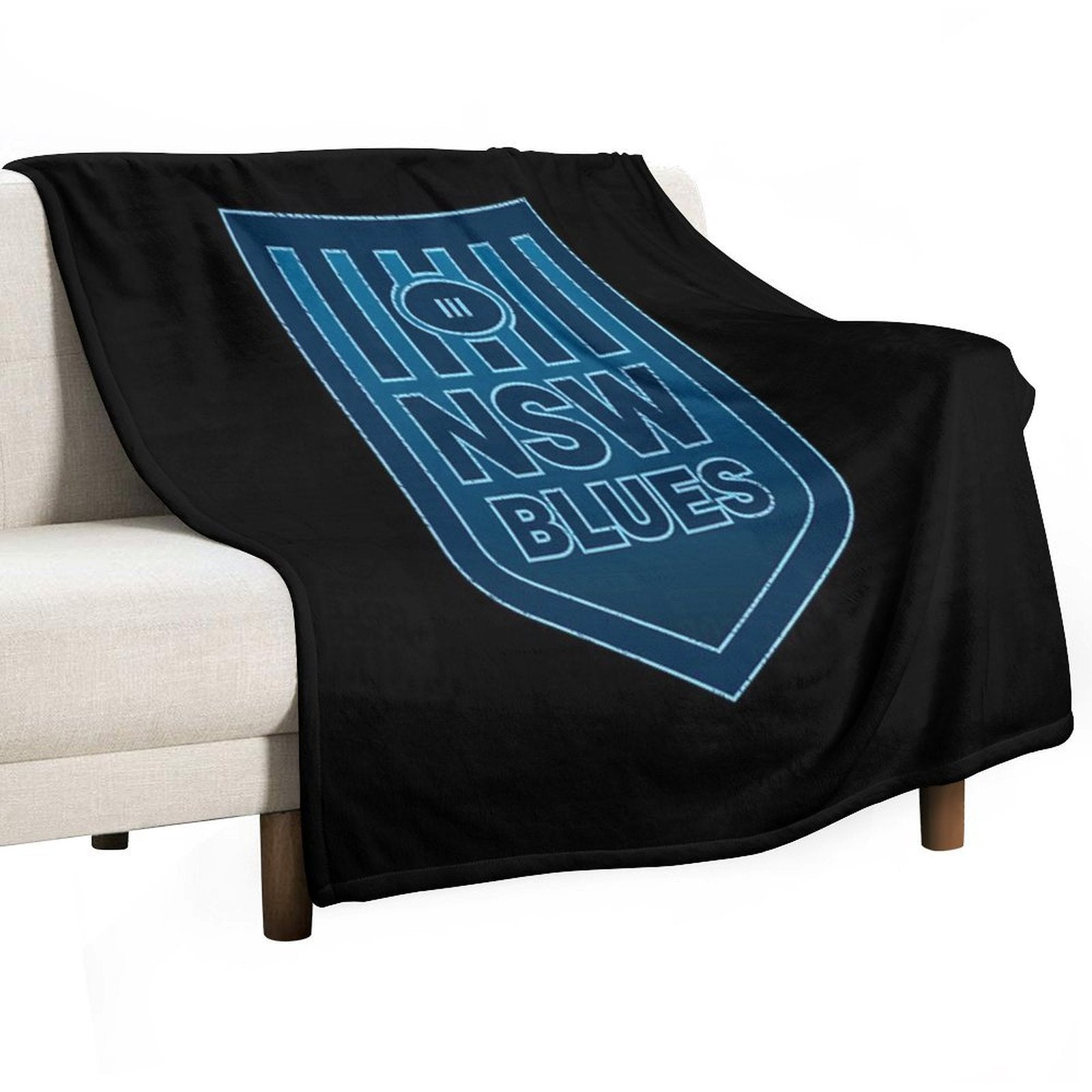 NSW State of Origin Machine-washable Throw Blanket