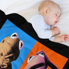 The Muppets Kermit The Frog Pop Art Lightweight Throw Blanket