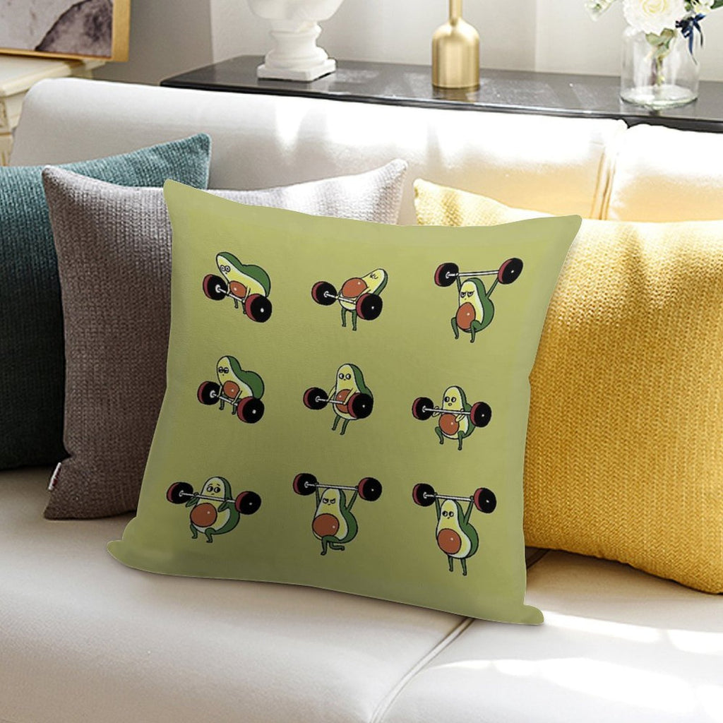 LIFTING Avocado Soft Home Decor Throw Pillow