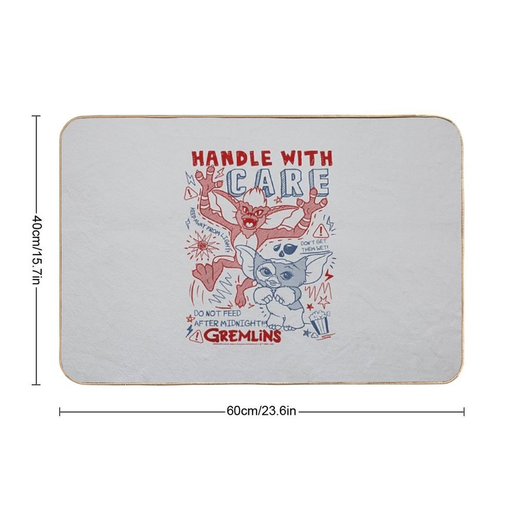 Gremllins Handle  Eco-Friendly Bath Mat