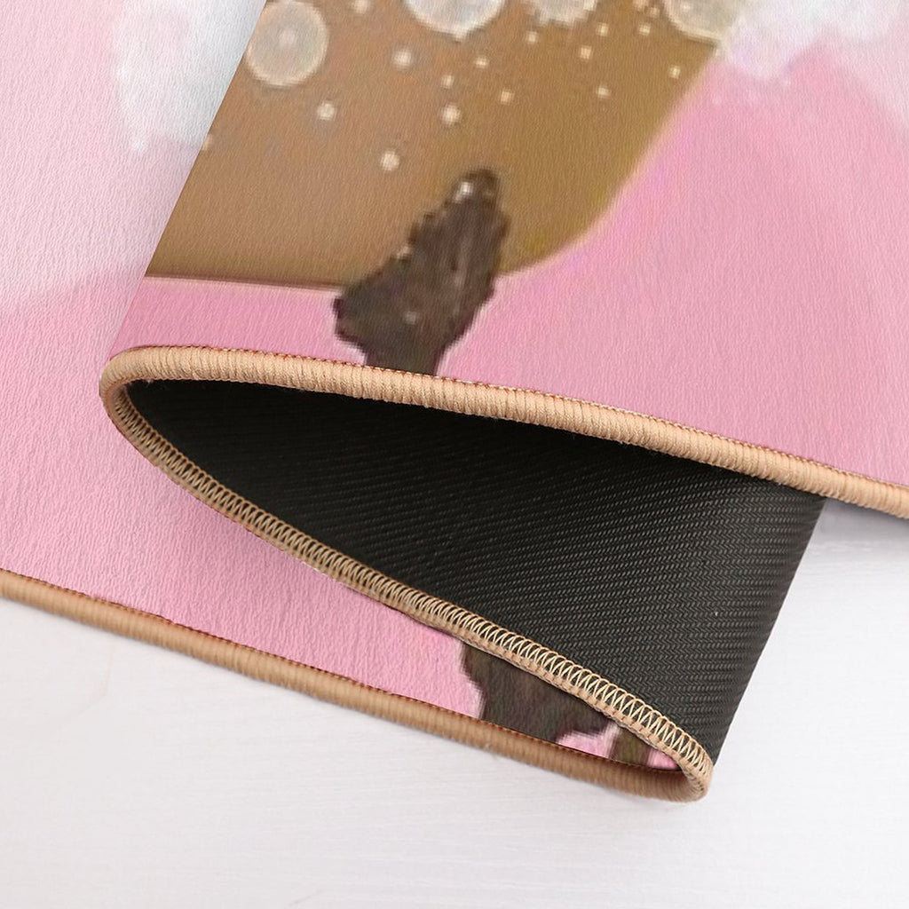 Cute Baby Raccoon in A Bathtub, Girls Bathroom Print, Baby Animals in Tub, Whimsy Animal, Kids Bathroom Art  Non-Slip Bath Mat