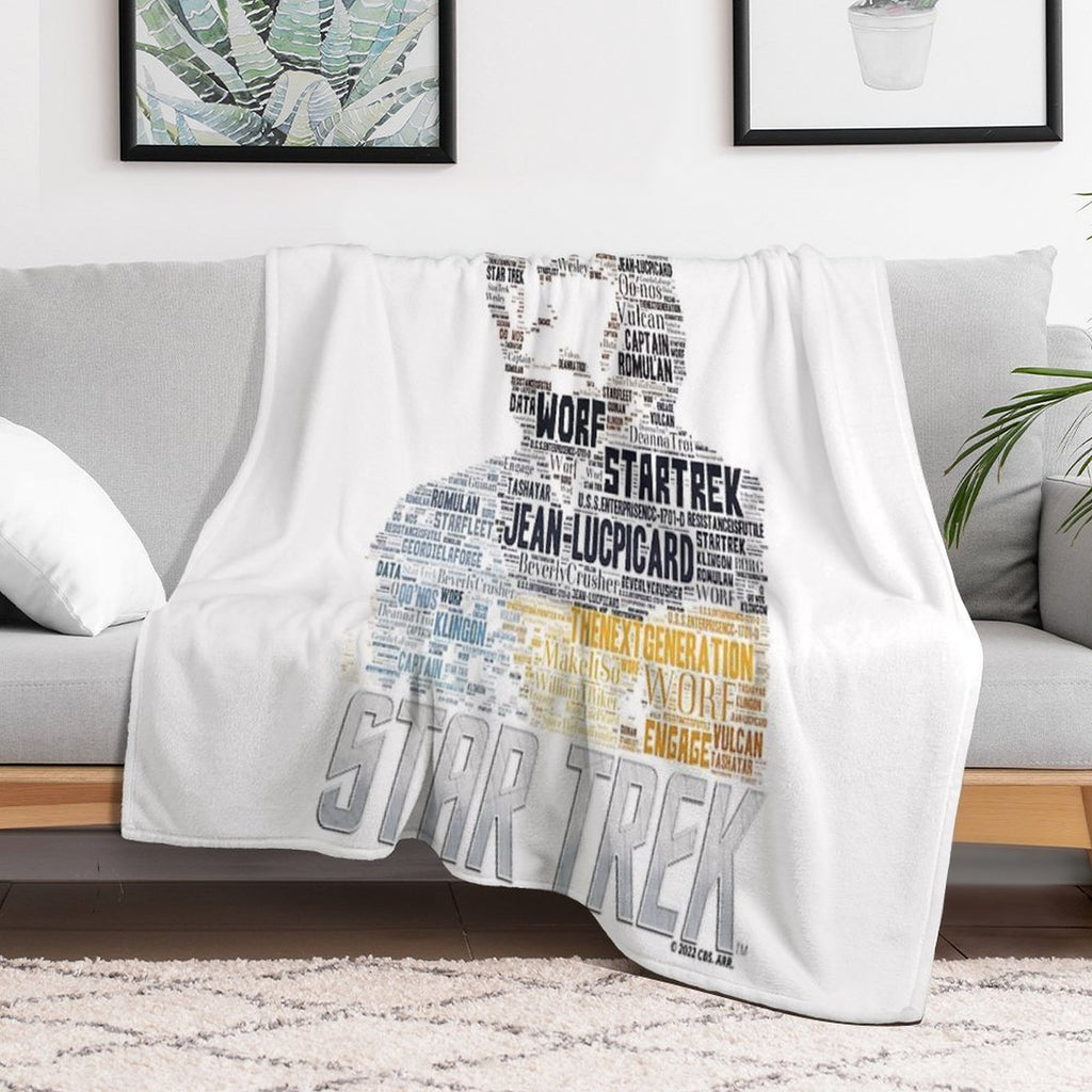 Lieutenant Worf - Star Trek Next Generation Durable Throw Blanket
