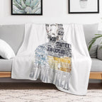 Lieutenant Worf - Star Trek Next Generation Durable Throw Blanket