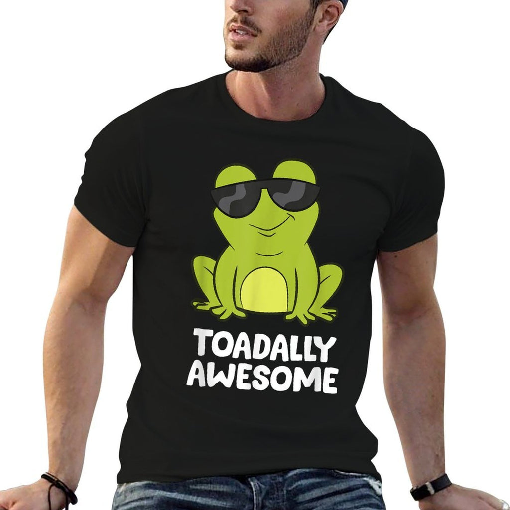The Toad Lover Gift Store Toadally Awesome Amphibian Frog Funny Toad  Graphic-printed T-Shirt