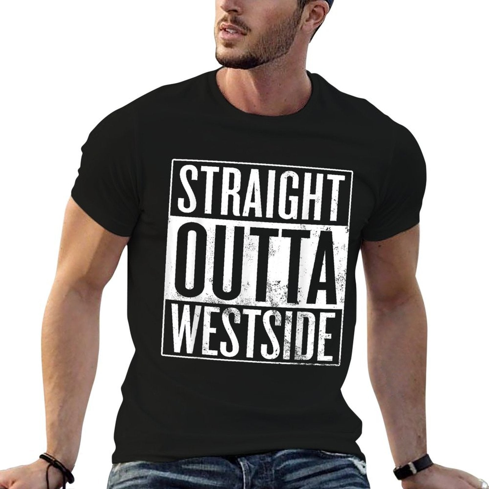 Straight Outta Westside, Westsider West Side  Slim-fit Cut T-Shirt