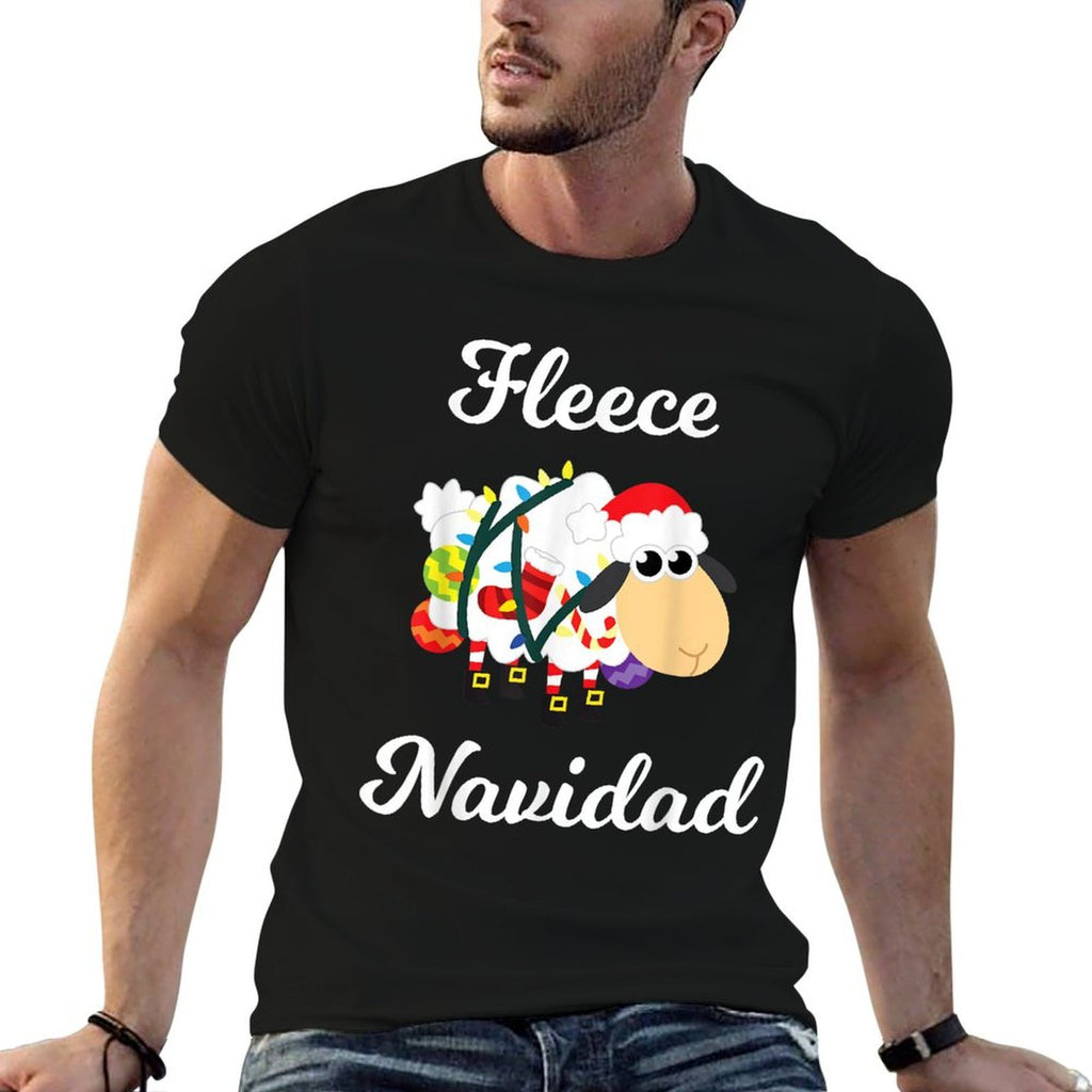 Fleece Navidad Funny Feliz Mexican Christmas Gift Comfortable T-Shirt