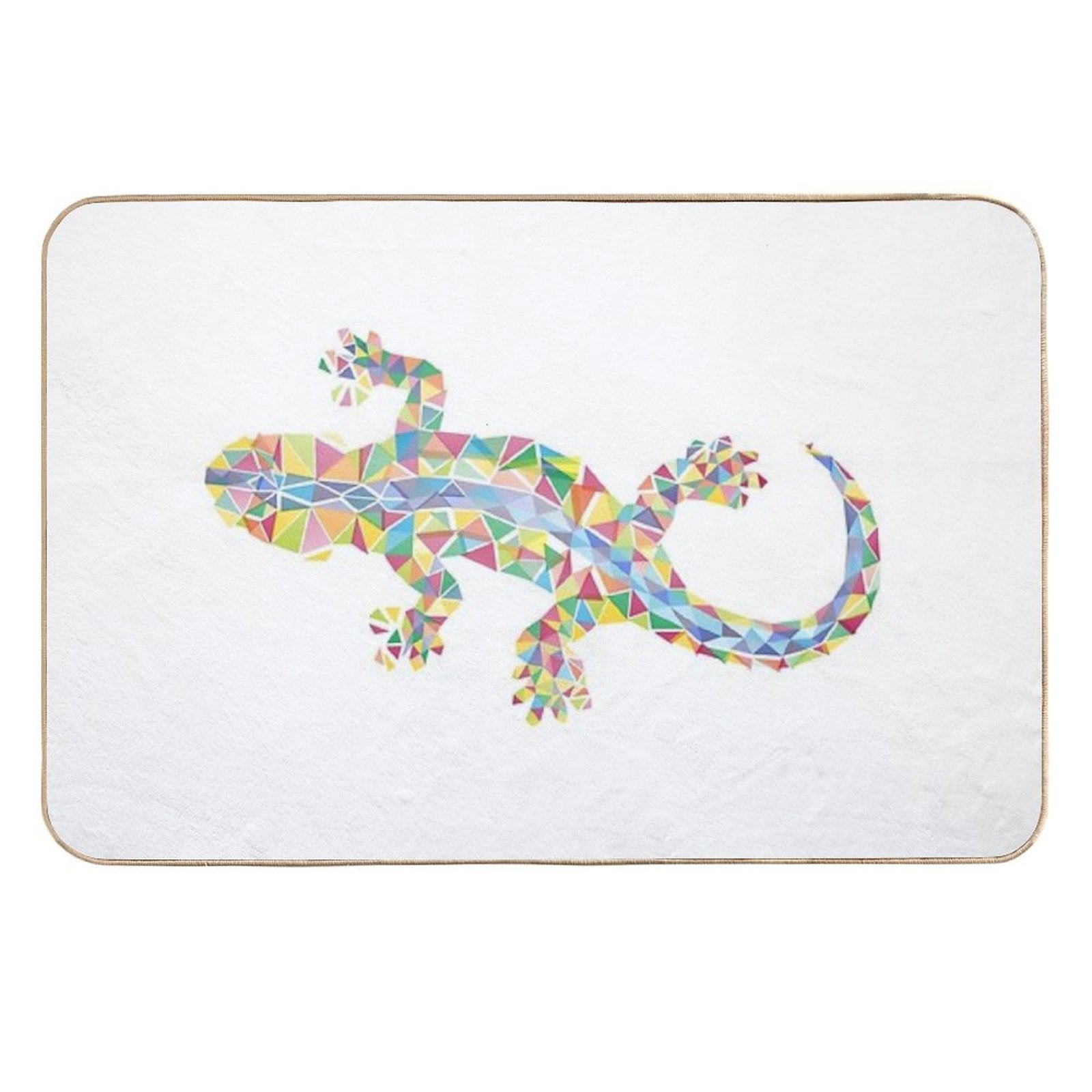 Barcelona City Lizard  Slip-Resistant Bath Mat
