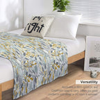 Whimsical Doodle August 2021 Sustainable Throw Blanket