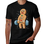 Gingerbread Weightlifting Workout Bodybuilding  Lightweight T-Shirt