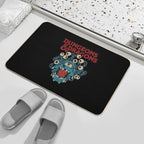 The Dungeons And Dragons Retro Wave  Dirt-Trapping Bath Mat