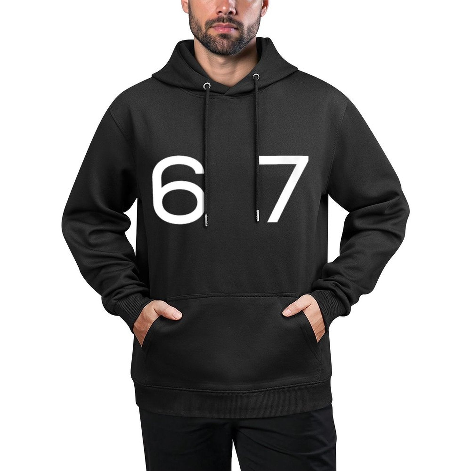 Fun Six Seven 6 7 Meme Design Versatile Streetwear Hoodie