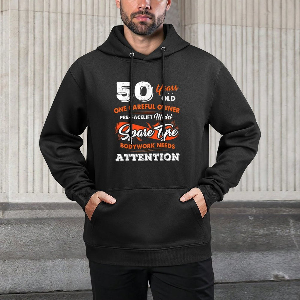 50 Years Old One Careful Owner 50th Birthday Gift Casual Wear Hoodie