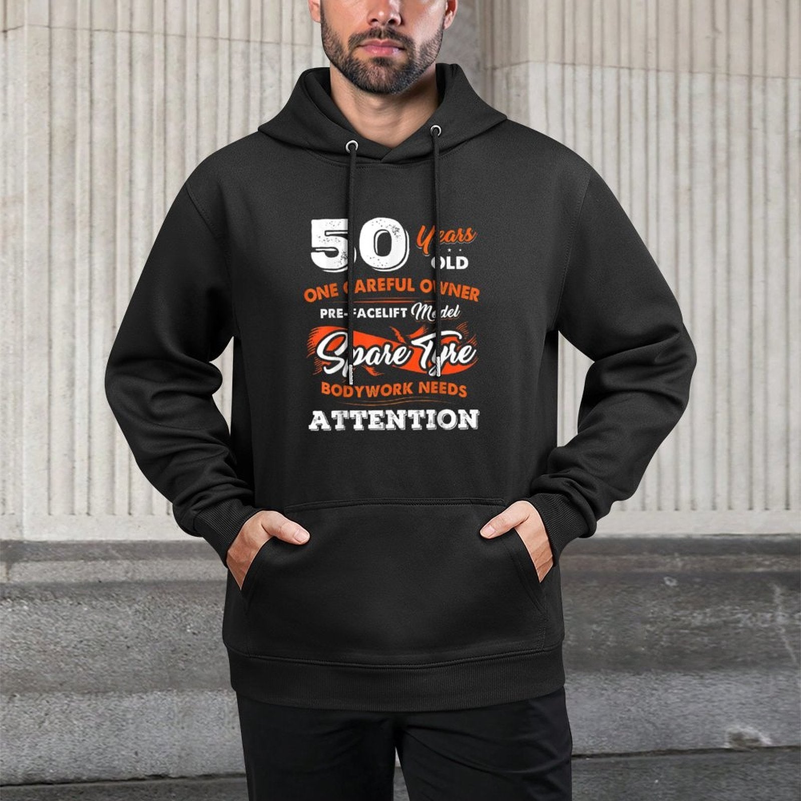 50 Years Old One Careful Owner 50th Birthday Gift Casual Wear Hoodie